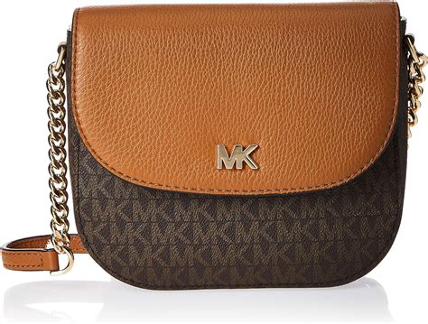 michael michael kors half dome leather crossbody bag acorn|Jet Set Medium Logo and Leather Half Dome Crossbody.